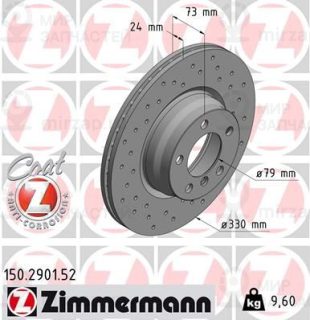 Тормозной диск ZIMMERMANN 150290152