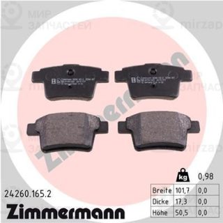 Запчасть ZIMMERMANN 242601652