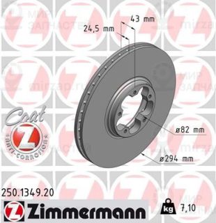 Запчасть ZIMMERMANN 250134920