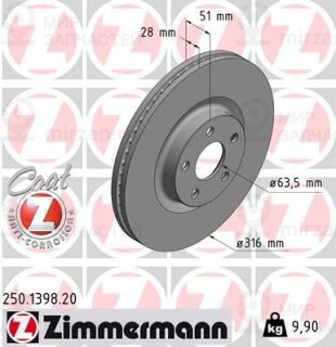 Запчасть ZIMMERMANN 250139820