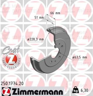 Запчасть ZIMMERMANN 250177420