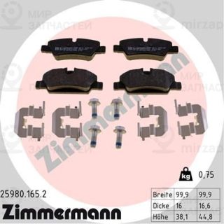 Запчасть ZIMMERMANN 259801652