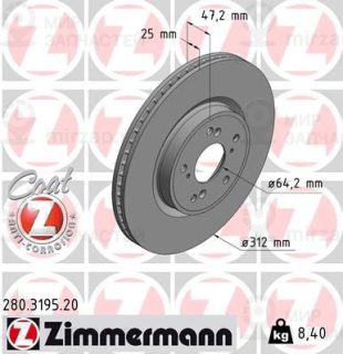 Запчасть ZIMMERMANN 280319520