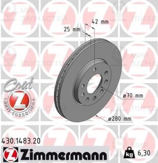 Запчасть ZIMMERMANN 430148320