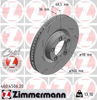 Запчасть ZIMMERMANN 460450620