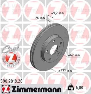 Запчасть ZIMMERMANN 590281820