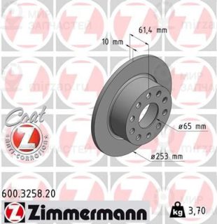 Запчасть ZIMMERMANN 600325820