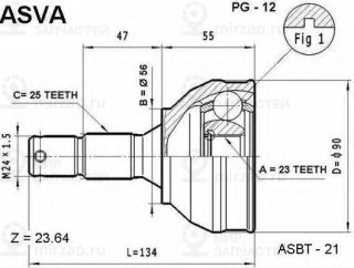 Запчасть ASVA PG12