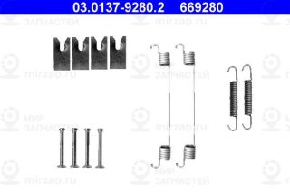 Комплектующие тормозной колодки ATE 03013792802