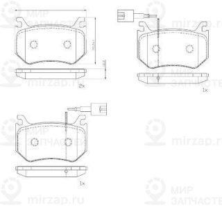 Запчасть BREMBO P23184