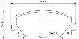 Запчасть BREMBO P83101