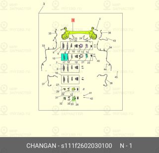 Запчасть CHANGAN S111F2602030100
