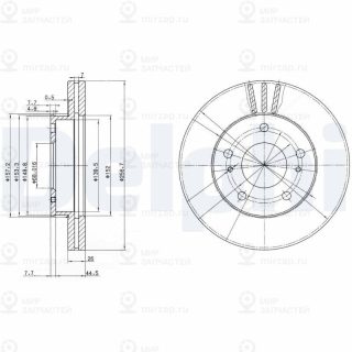 Тормозной диск DELPHI BG3127
