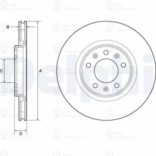 Запчасть DELPHI BG4806C