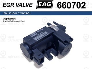 Клапан Электромагнитный Fiat/Alfa Romeo/Ford/Iveco 00- Eag EAG 660702