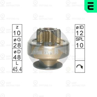 Привод с механизмом свободного хода, стартер ERA ZN1756