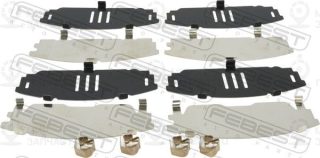 Противоскрипная пластина, тормозные колодки(задняя пластина) FEBEST 0103NDE180F
