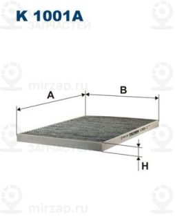 Запчасть FILTRON K1001A
