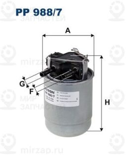 Фильтр топливный FILTRON PP9887
