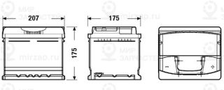 Запчасть EXIDE EA472