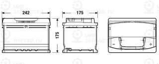 Запчасть EXIDE EA612