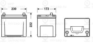 Запчасть EXIDE EA654