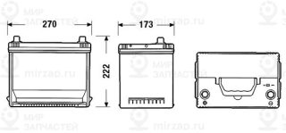 Запчасть EXIDE EA755
