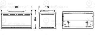 Запчасть EXIDE EA900