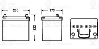 Запчасть EXIDE EL604