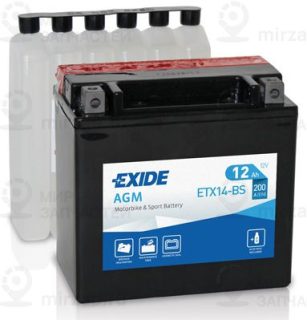 Запчасть EXIDE ETX14BS