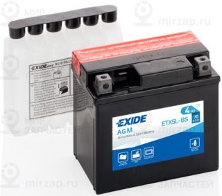 Стартерная аккумуляторная батарея EXIDE ETX5LBS