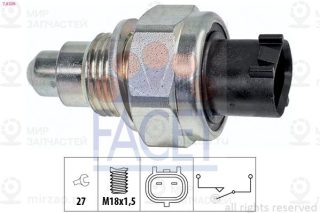 Выключатель, фара заднего хода FACET 76326