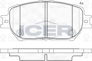 Запчасть ICER 181689
