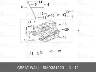 Запчасть JAC SMD351820