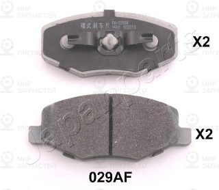 Запчасть JAPANPARTS PA029AF