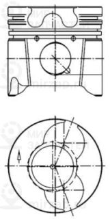 Поршень KOLBENSCHMIDT 99879601