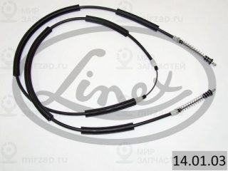 Трос стояночного тормоза LINEX 140103