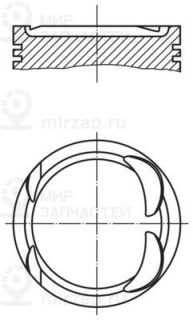 Поршень MAHLE 0040600