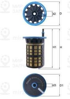 Фильтр топливный MAHLE KX515