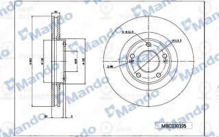 Запчасть MANDO MBC030195
