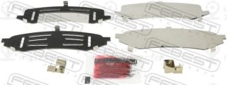 Противоскрипная пластина, тормозные колодки(задняя пластина) FEBEST 0103HDJ100R