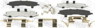 Противоскрипная пластина, тормозные колодки(задняя пластина) FEBEST 0203Z50F