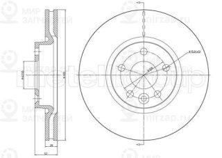 Тормозной диск METELLI 230896C