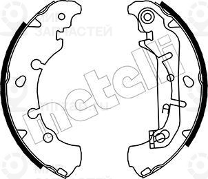 Комплект тормозных колодок METELLI 530136