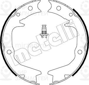 Комплект тормозных колодок стояночной системы METELLI 530265