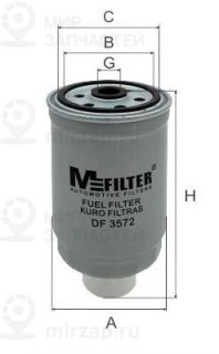 Запчасть MFILTER DF3572