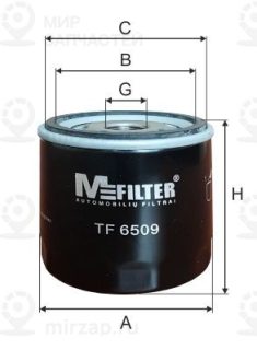 Фильтр масляный MFILTER TF6509
