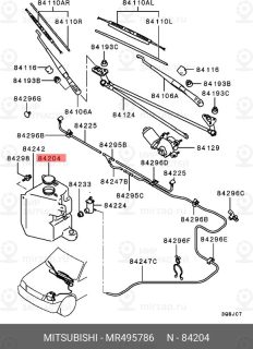 Запчасть MITSUBISHI MR495786