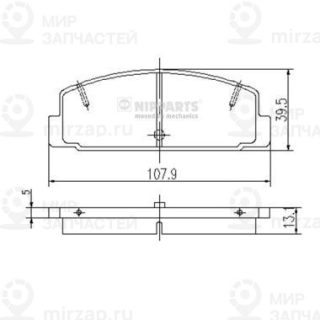 Запчасть NIPPARTS J3613002