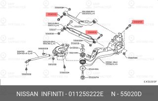 Запчасть NISSAN 01125S222E